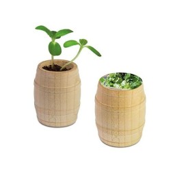 Mini-tonneau en bois - Mélange d'herbes aromatiques