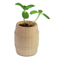 Mini-tonneau en bois - Mélange d'herbes aromatiques
